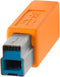 Tether Tools TetherPro USB 3.0 A-B stekker 4,6m oranje