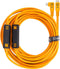 TetherTools TetherPro USB-C To USB-C 9.4m Straight To Right Angle Oranje