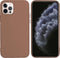 iMoshion Hoesje Geschikt voor iPhone 12 Pro / 12 Hoesje Siliconen - iMoshion Color Backcover - bruin