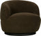 BePureHome Woolly Draaifauteuil - Schapenvacht - Groen - 71x84x88