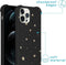 iMoshion Hoesje Geschikt voor iPhone 12 Pro Max Hoesje Met Koord - iMoshion Design Hoesje met Koord - Goud / Zwart / Stars Gold