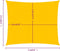 vidaXL - Zonnezeil - 160 - g/m² - rechthoekig - 2x2,5 - m - HDPE - geel