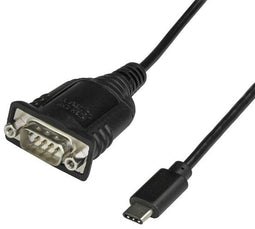 Startech.com ICUSB232C - USB-C naar seriële adapter - RS232 DB9 - Zwart