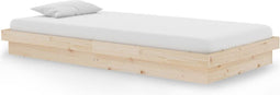 vidaXL - Bedframe - massief - hout - 100x200 - cm