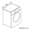 Bosch WAYH2842NL - Wasmachine - I-Dos technologie - Wit