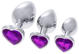 Anale Plug S Pleasures Zilverkleurig Lila