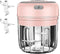 IMTEX Hakmolen elektrische - USB oplaadbal - Mini Portable Chopper - 250ml - Roze
