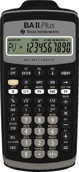 Texas Instruments BAII PLUS - Wetenschappelijke Rekenmachines