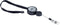 Textielkoord Durable 8229 met afrolmechanisme 90cm zwart | 10 stuks