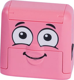 Textielstempel colop my marky met voucher roze