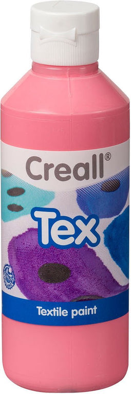 Textielverf creall tex roze 250ml | Fles a 250 milliliter