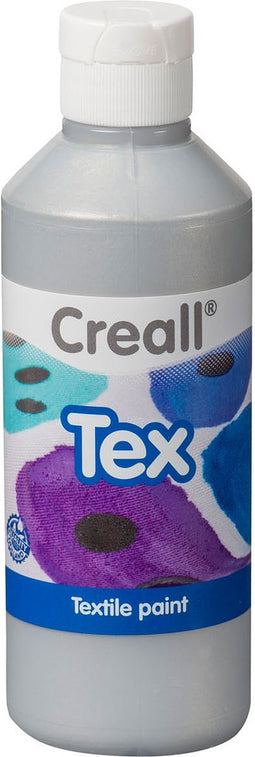 Textielverf creall tex zilver 250ml | Fles a 250 milliliter