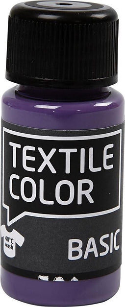 Textielverf - Kledingverf - Lavendel - Basic - Textile Color - Creotime - 50 ml