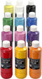 Textielverf - Kledingverf - Zwart - Dekkend - Solid - Textile Color - Creotime - 12x250 ml
