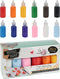 Textielverf Mega Pack 12 kleuren - Textielverfset voor Kinderen en Volwassenen - Knutselen - Shirts Verven