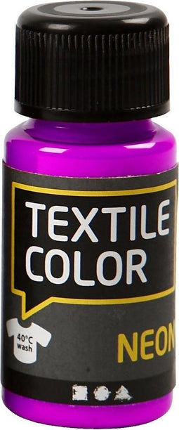 Textielverf - Neon Paars - Creotime - 50 ml