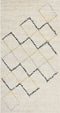 TEZPUR - Laagpolig vloerkleed - Beige - 80 x 150 cm - Katoen