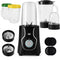 Infinity Goods Blender - 3-in-1 - 14-delige set - 400W - Zwart (14 stuks)