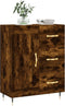 vidaXL - Dressoir - 69,5x34x90 - cm - bewerkt - hout - gerookt - eikenkleurig