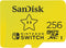 SanDisk 256GB Extreme - microSDXC - UHS Class 3 V30 - Geel