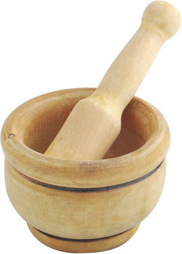 Vijzel Metaltex Hout 12 cm