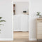 vidaXL - Draaideuren - louvredesign - 1-paar - 90x80 - cm - wit