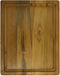 Snijplank naturel met groef - 60x40x3 - Naturel - Oud Teakhout