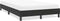 vidaXL - Bedframe - zonder - matras - 120x220 - cm - fluweel - zwart