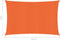 vidaXL - Zonnezeil - 160 - g/m² - 2x3,5 - m - HDPE - oranje