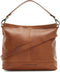 Leren Schoudertas Cognac Amelia