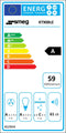 SMEG KT90BLE - Afzuigkap - Wandschouw - 90 cm - Zwart