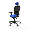 Jorquera Piqueras y Crespo 2D036G1 - Bureaustoel met hoofdsteun - Verstelbare hoogte en armleuning - Blauw
