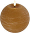 Led kaars - Countryfield Led Bol Kaars - kleur Amber - Maat Large - L12/ B12- Hoogte 12,5CM