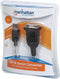 Manhattan 205146 - USB 1.1 Adapter - 1x USB 1.1 stekker A - 1x D-sub stekker 9-polig - Grijs