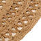 vidaXL - Tapijt - rond - 150 - cm - gevlochten - jute
