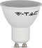 V-TAC VT-1975-N GU10 LED spot - Melkachtig - Afdekking - Basis - 4,5W - Warm - Wit - 3000K - SMD - Rond - 50x56,5mm - IP20 - Bundel - van - 10