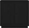 vidaXL - Sideboard - Zwart - Eiken - 80x34x75 - cm - Gelaagd - Hout