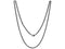 Silventi 980600529 Heli Twist collier - 2 mm - 80cm - zwart