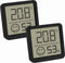 TFA Dostmann 2er Set digitales Thermo-Hygrometer mit Komfortzone Thermo- en hygrometer Zwart