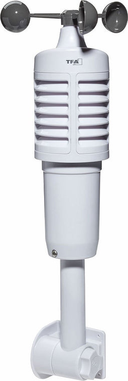 TFA Dostmann 30.3222.02 Combisensor thermo/hygro/wind Draadloos 433 MHz