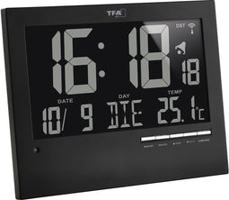 TFA-Dostmann 60.010220 digitale weerstation Zwart LCD Batterij/Accu