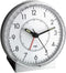 TFA Dostmann 60.1010 Wekker Quartz Zilver Alarmtijden: 1 Fluorescerende Wijzers