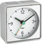 TFA Dostmann 60.1013.54 Wekker Quartz Zilver Alarmtijden: 1 Fluorescerende Wijzers