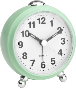 TFA Dostmann 60.1030.04 - Wekker - Analoog - Retro-look Stil uurwerk - Snooze - Achtergrondverlichting - Kunststof - Groen