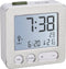 TFA Dostmann 60.2545.54 - Wekker - Radiogestuurde tijdsaanduiding - Datumaanduiding - Alarm - Snooze - Binnentemperatuur - Achtergrondverlichting - Zilverkleurig