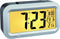 TFA Dostmann 60.2553.01 Wekker Zendergestuurd Zwart, Zilver Alarmtijden: 1