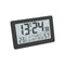 TFA Dostmann 60.2557.01 Zendgestuurde klok Zendergestuurd 206 mm x 30 mm x 130 mm Zwart Groot display