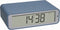 TFA Dostmann 60.2560.06 - Wekker - Digitaal - Zendergestuurd - Alarm - Snooze - Zachte permanente nachverlichting - Cijfers - Blauw