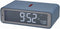 TFA Dostmann 60.2560.06 - Wekker - Digitaal - Zendergestuurd - Alarm - Snooze - Zachte permanente nachverlichting - Cijfers - Blauw