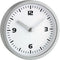 TFA Dostmann 60.3012 Wandklok Quartz 160 mm x 45 mm Zilver Geschikt voor vochtige ruimtes